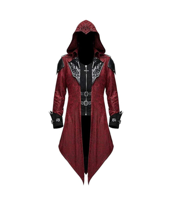 Unisex Red Halloween Leather Suit
