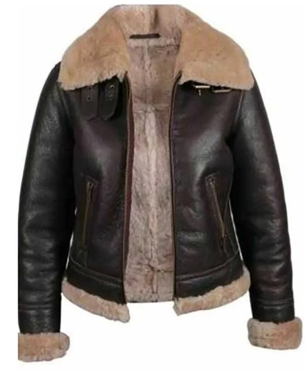 RAF B3 Aviator Pilot Shearling Jacket