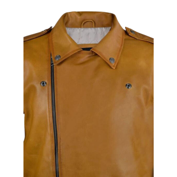 Caramel Biker Leather Jacket