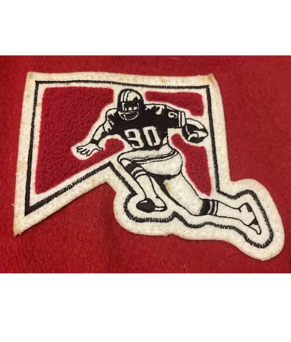 80's Marlboro Racing Letterman Maroon Varsity Jacket