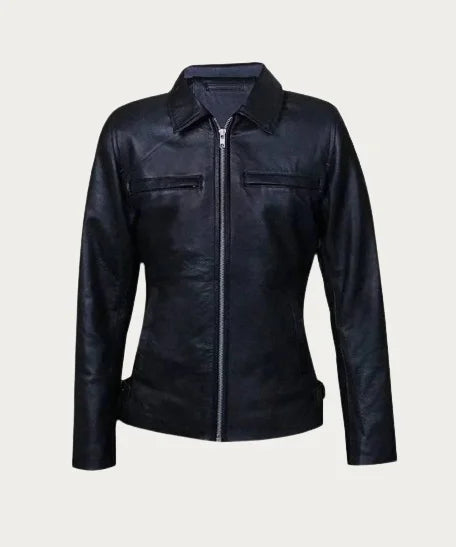 One For The Road Conifer Leather Motorcycle Jacket