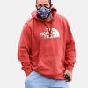 AdamSandlerRedNorthFaceRedHoodie