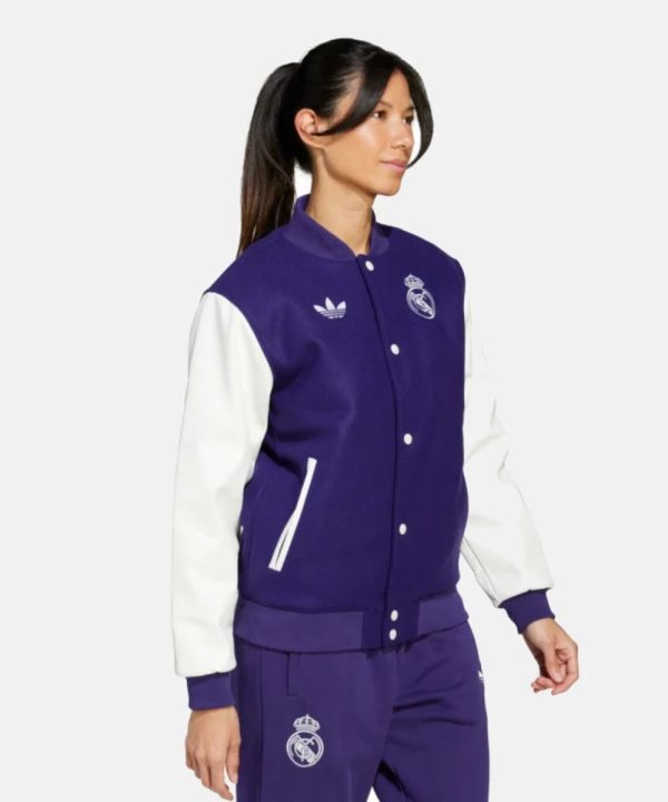 AdidasrealMadridPurpleVarsityjacket