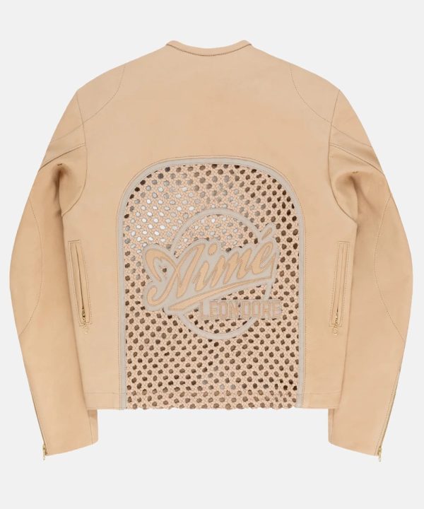 AimeLeonDoreVansonRaffiaLeatherJacket