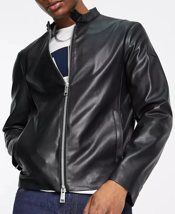 Armani Exchange Leather Jacket