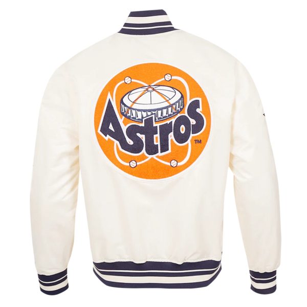 AstrosHoustonRetroClassicVarsityJacketCream