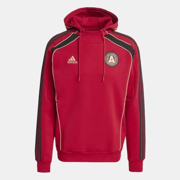 AtlantaUnitedFCAdidasTravelHoodieRed