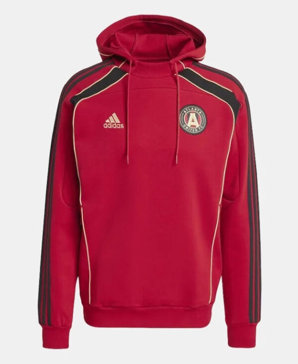 AtlantaUnitedFCAdidasTravelHoodieRed
