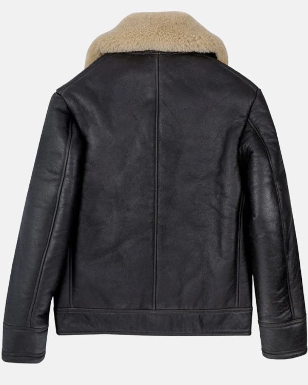 B2AviatorShearlingSheepskinLeatherBomberJacket