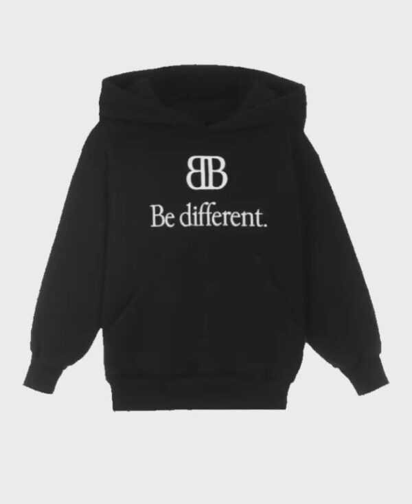BalenciagaBeDifferentBlackHoodie