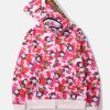 BapeXHelloPinkKittyHoodieSale