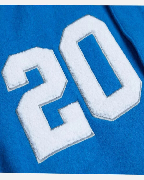 Barry Sanders GOAT Letterman Varsity Jacket