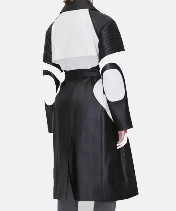 Catherine O’Hara Beetlejuice Beetlejuice Leather Coat 2024