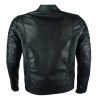 Men Black Biker Quilted Style Leather Jacket