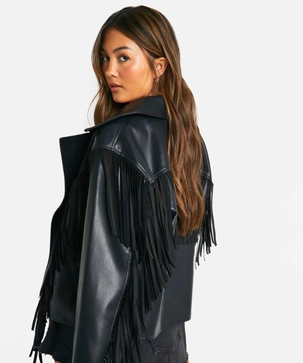 Biker leather Jacket