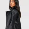 Black Biker Leather Jacket
