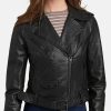 Black Leather Biker Jacket
