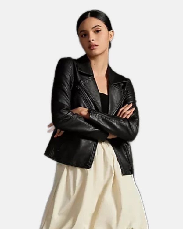 Blank NYC Leather Biker Moto Jacket