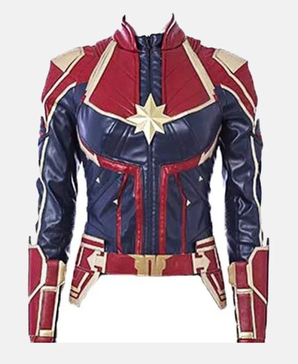 Brie Larson Captain Marvel Leather Jacket