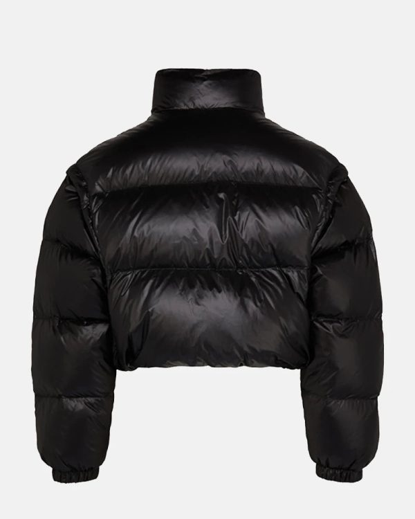 Brittany Mahomes Black Puffer Jacket