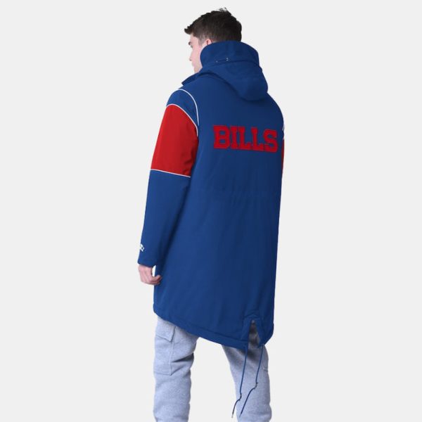 BuffaloBillsStarterRoyalDynastyPolyfillStadiumFull-ZipJacketCoat