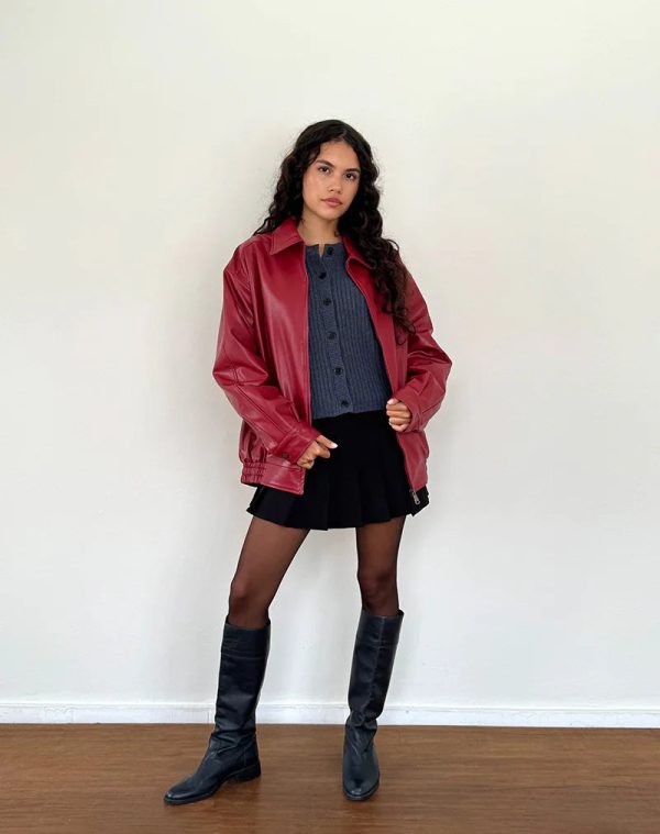 CAVITA-JACKET-PU-BLOOD-RED-4