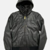 CarharttActiveLeatherHoodedJacket