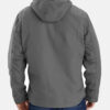 CarharttWashedDuckWorkHoodedGrayJacket