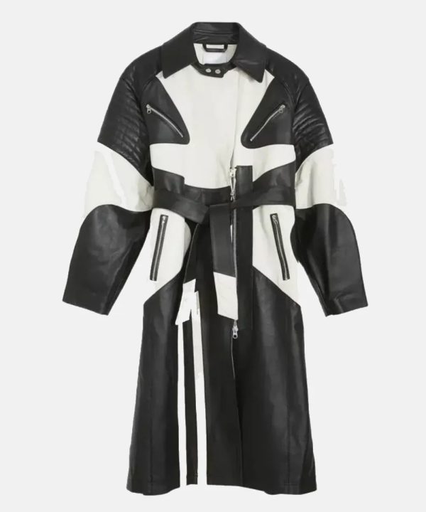 Beetlejuice Beetlejuice Catherine O’Hara (Delia Deetz) Leather Coat