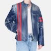 CentralCeeFT.LilBabyBand4bandBlueDistressedLeatherEytysJacket