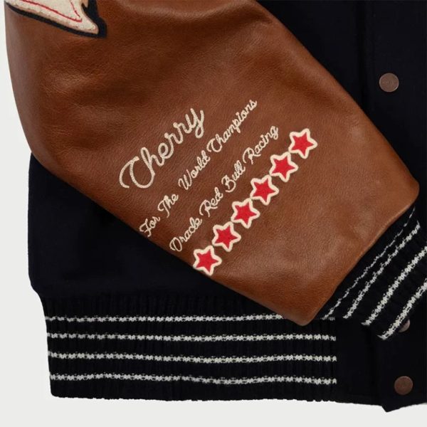 Cherry LA x Red Bull Racing Jacket Black & Brown