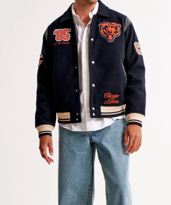 North Division Chicago Bears Varsity Jacket