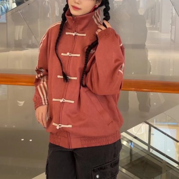 Chinese New Year Red Adidas Tang Jacket