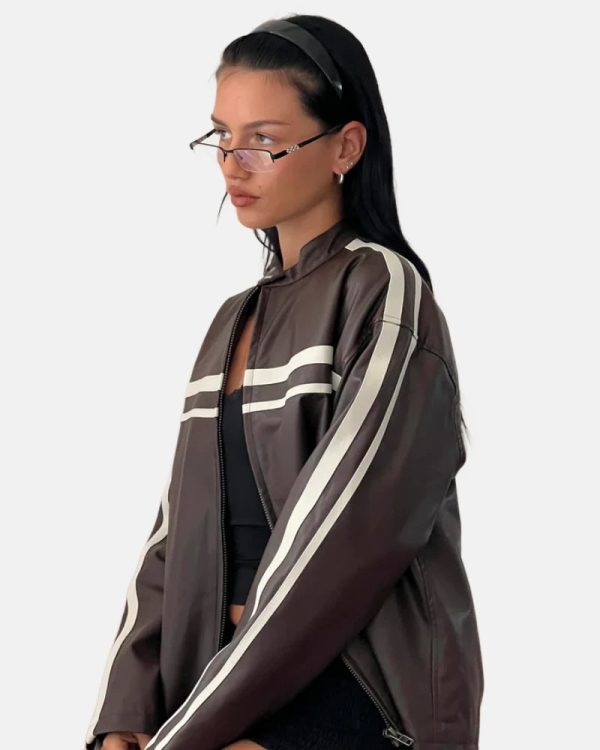 ChocolateLeatherJacket
