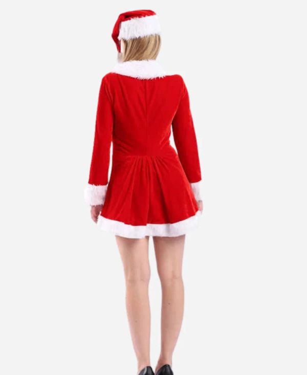 Shop Christmas Clothing Miss Santa Costumes Dress For Women