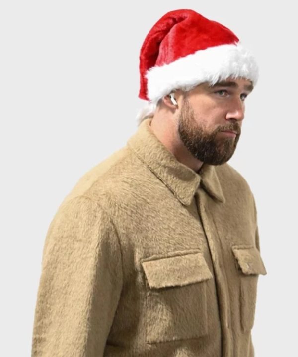 ChristmasKansasCityChiefsGameTravisKelceFurJacket