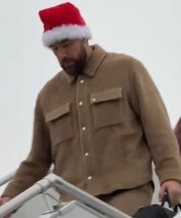 ChristmasKansasCityChiefsGameTravisKelceJacket