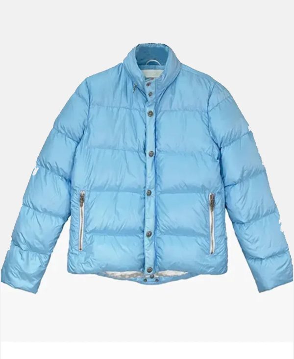 Chrome Hearts Puffer Jacket Sky Blue
