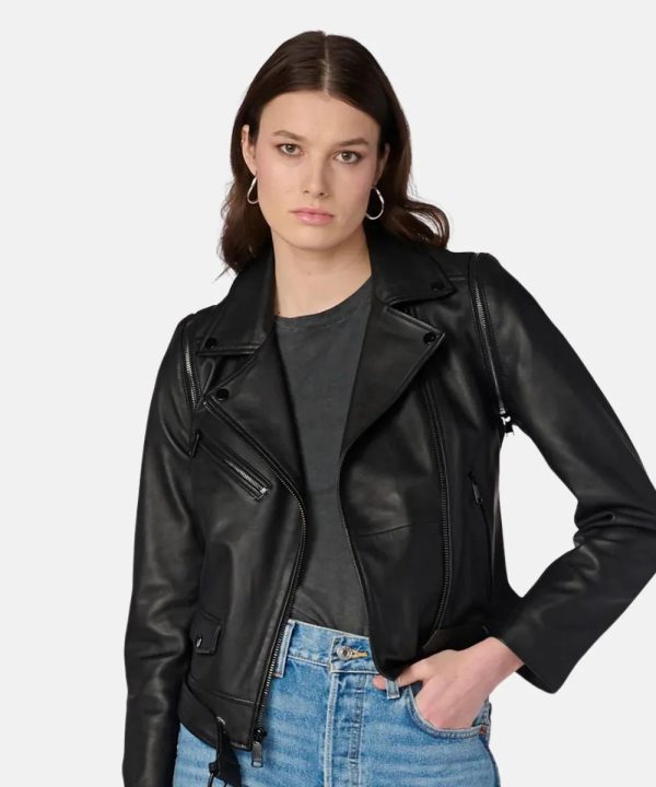 Covertible 2 in 1 Vest Moto Leather Jacket