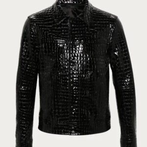 Crocodile Leather Jacket