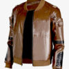 Cyberpunk2077SolomonReedBrownLeatherBomberJacket