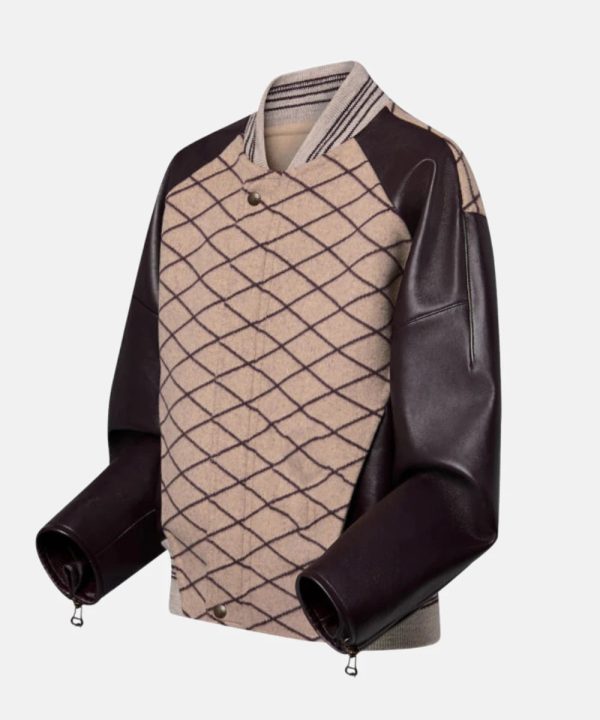 CynthiaErivoWickedSuperBowlChocolatebrownVarsityJacket