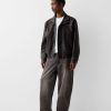 DistressedLeatherOversizeJacke