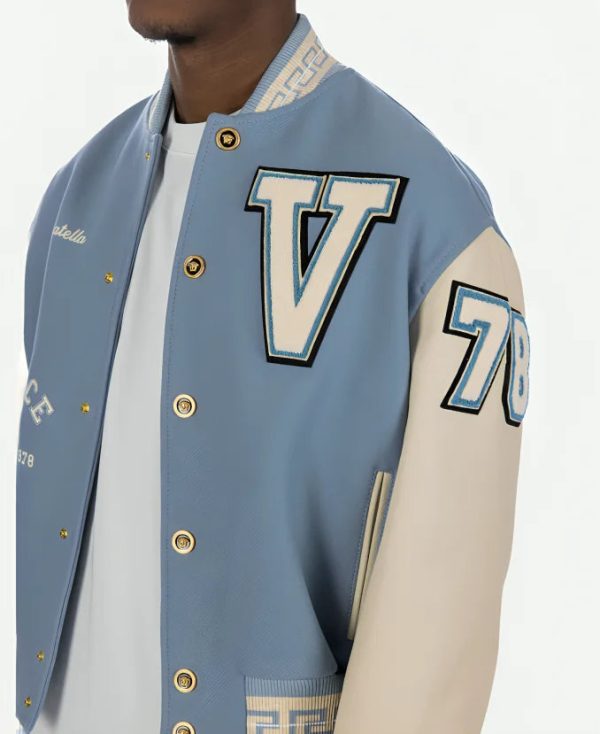 Donatella Versace Letterman Jacket