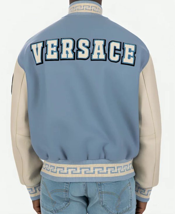 Donatella Versace Varsity Bomber Jacket For Men And Women