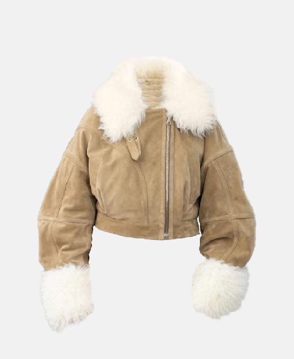 Emily in Paris S04 Camille Suede Jacket