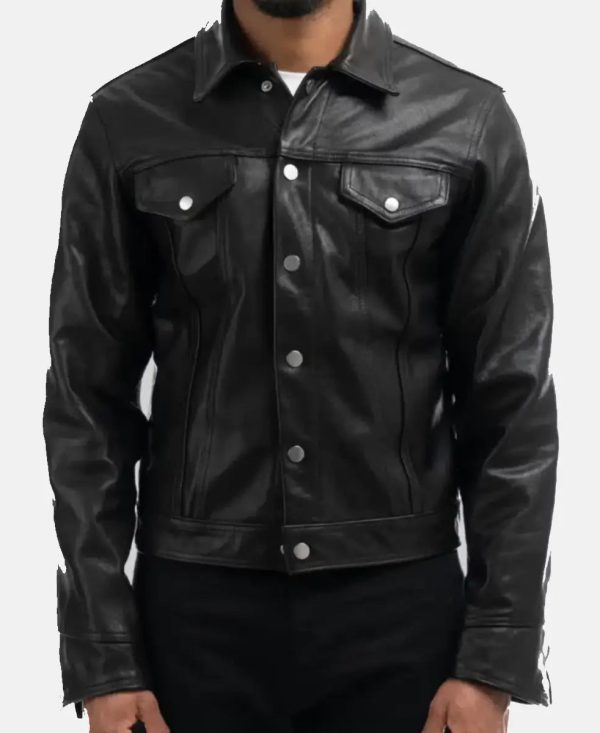 EminemHoudiniLeatherTruckerJacket