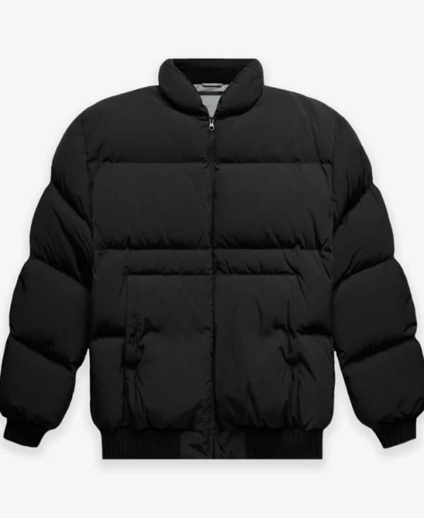 FearofGodEssentialsPufferJacketBlack