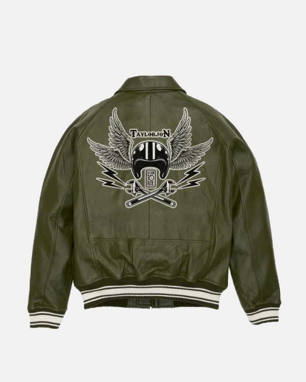 G-Star Flight Combat Zippy Limited Edition  Leather Bomber Jacket