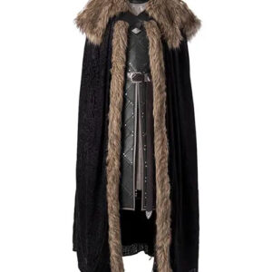 Game Of Thrones Season 8 Jon Snow Fur Cosplay Costume
